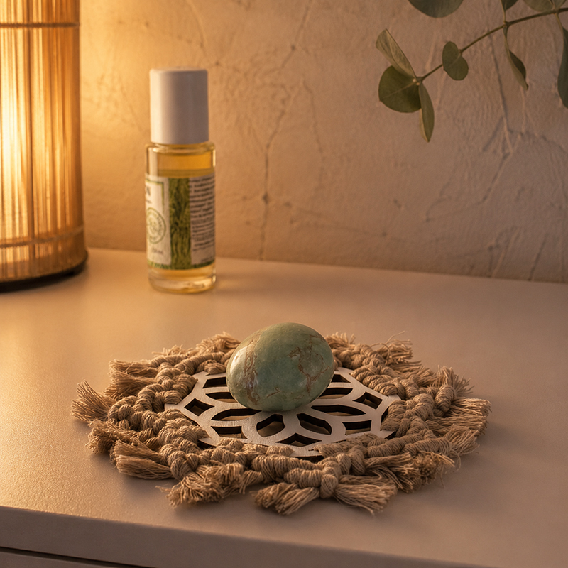 Mandala Accueil lors du coucher